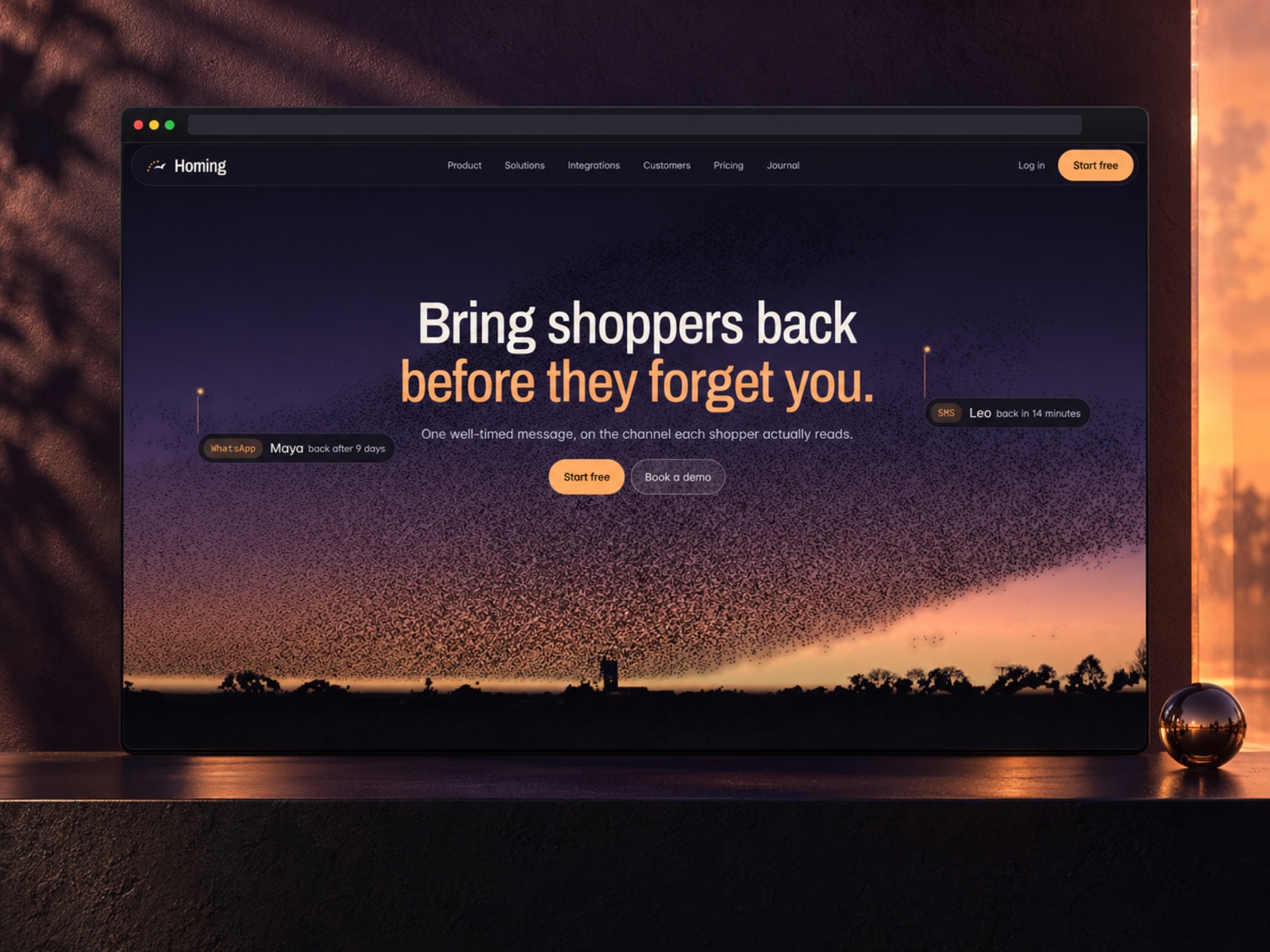 Cartback Framer template