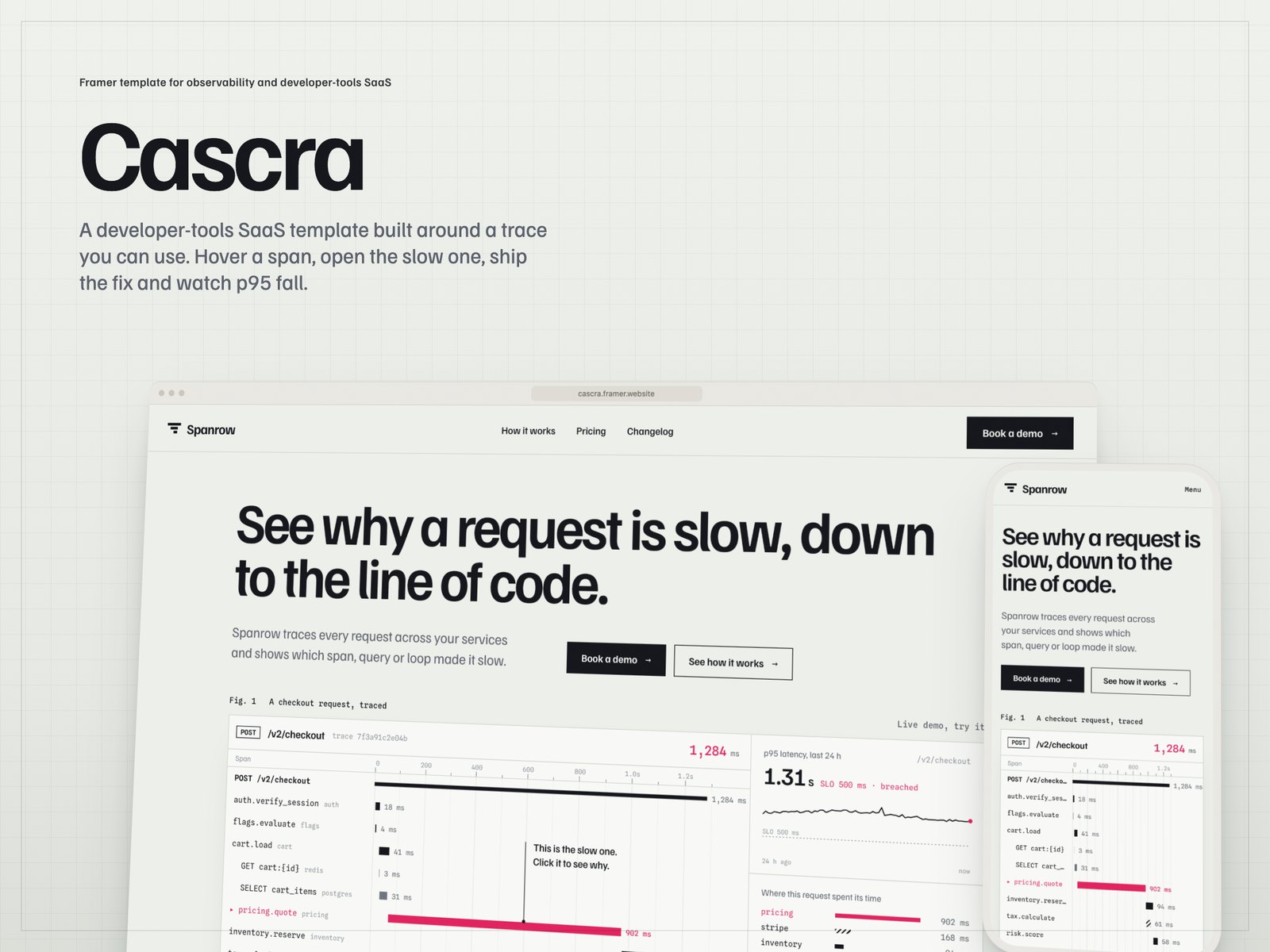 Cascra Framer template