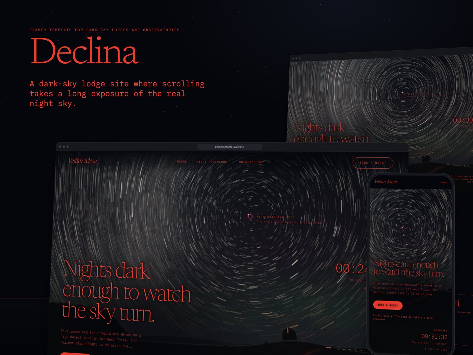 Declina Framer template