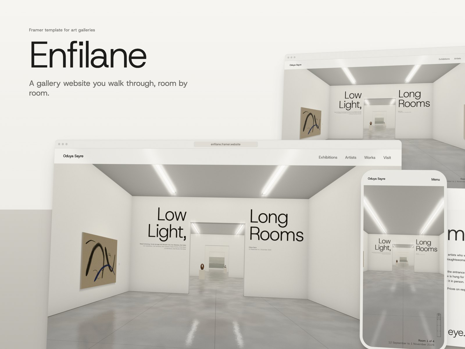 Enfilane Framer template