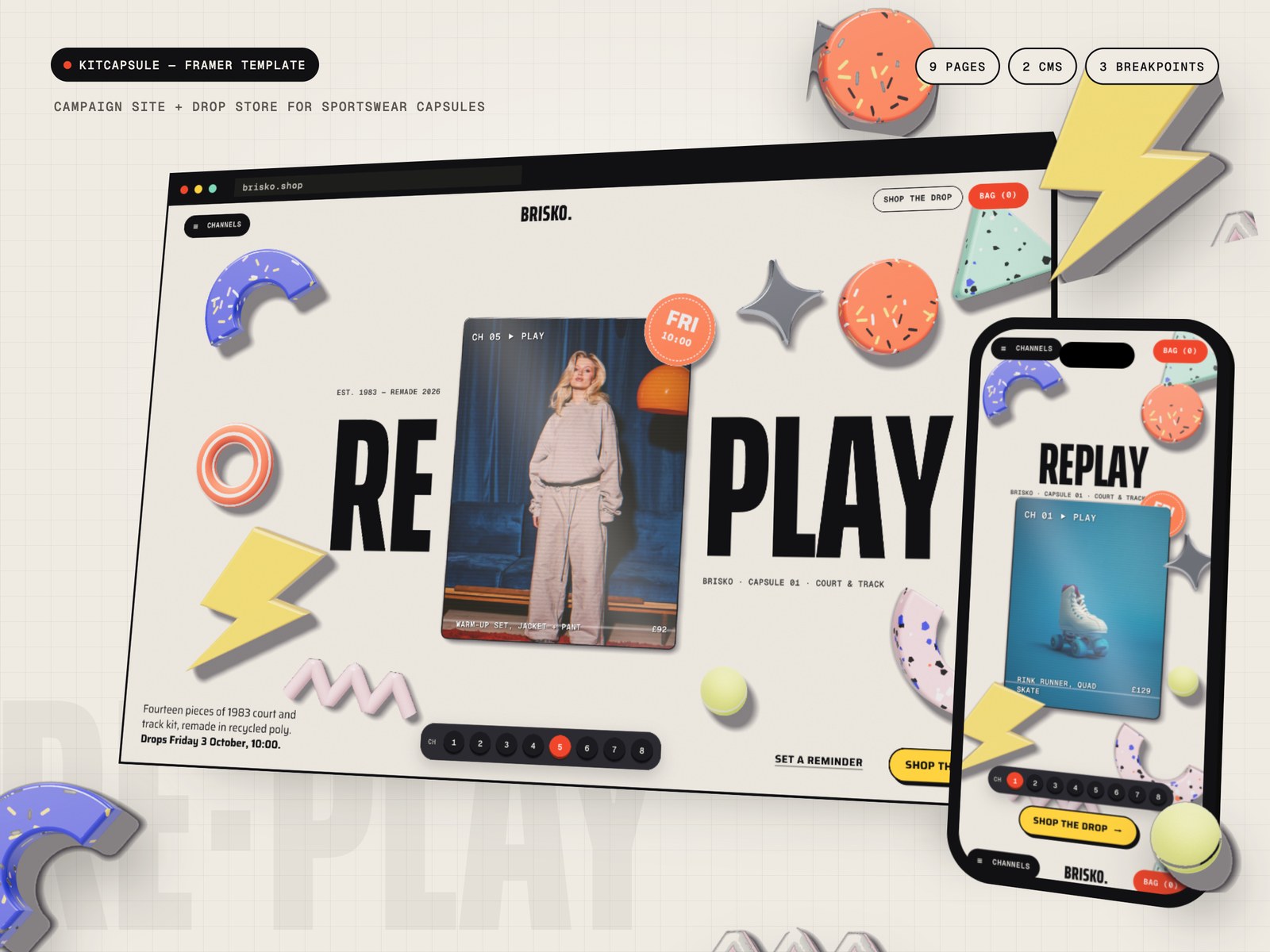 Kitcapsule Framer template