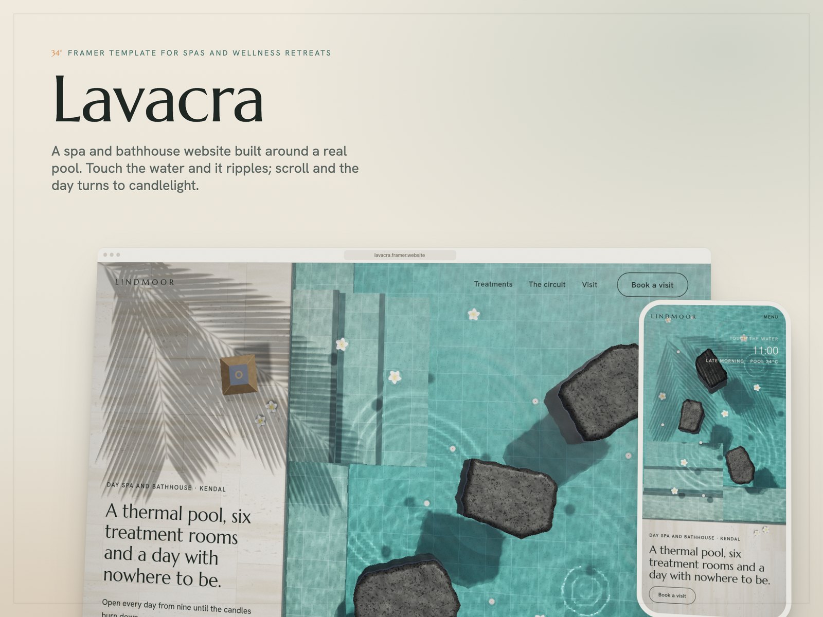 Lavacra Framer template