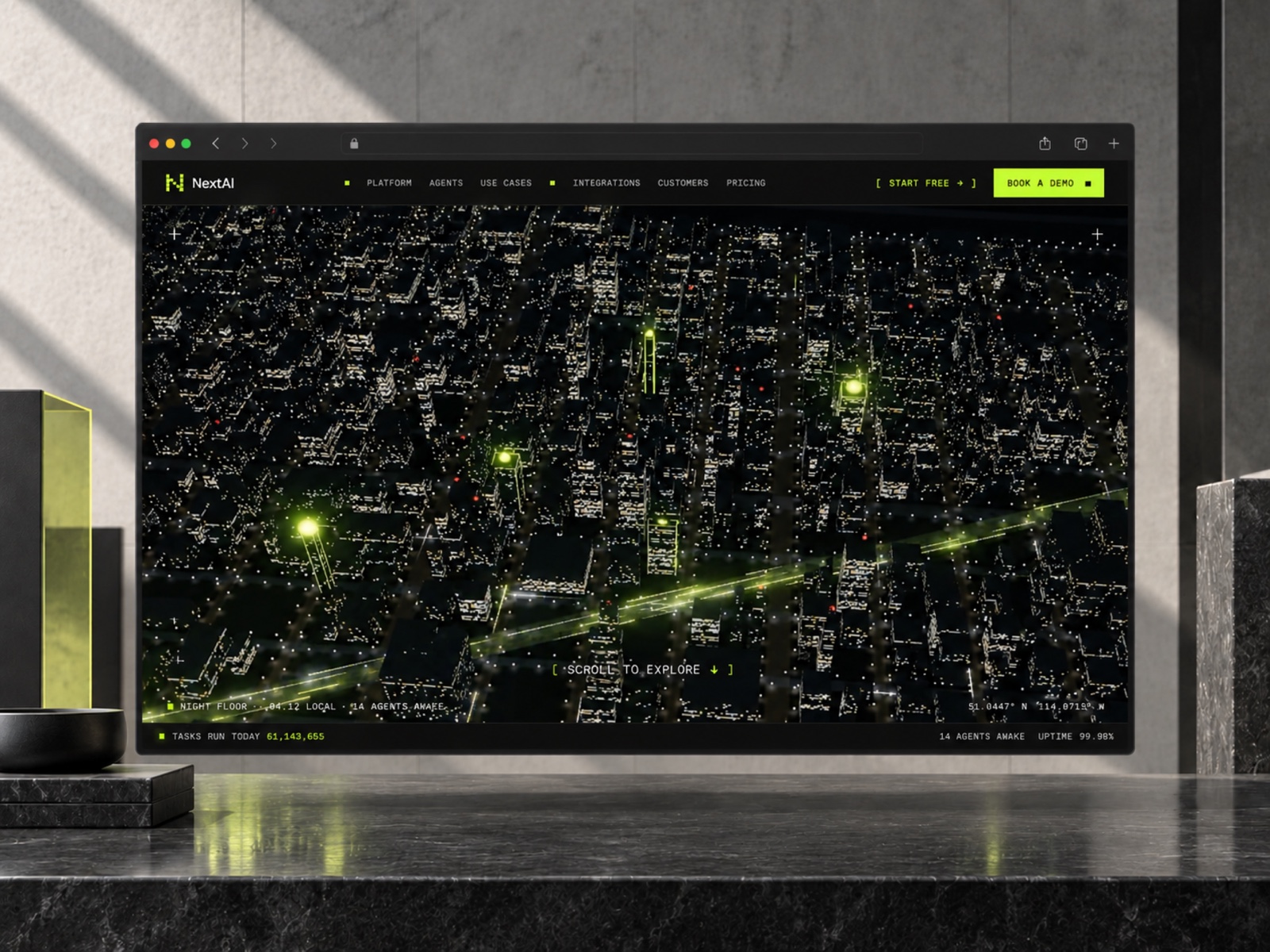NextAI Framer template