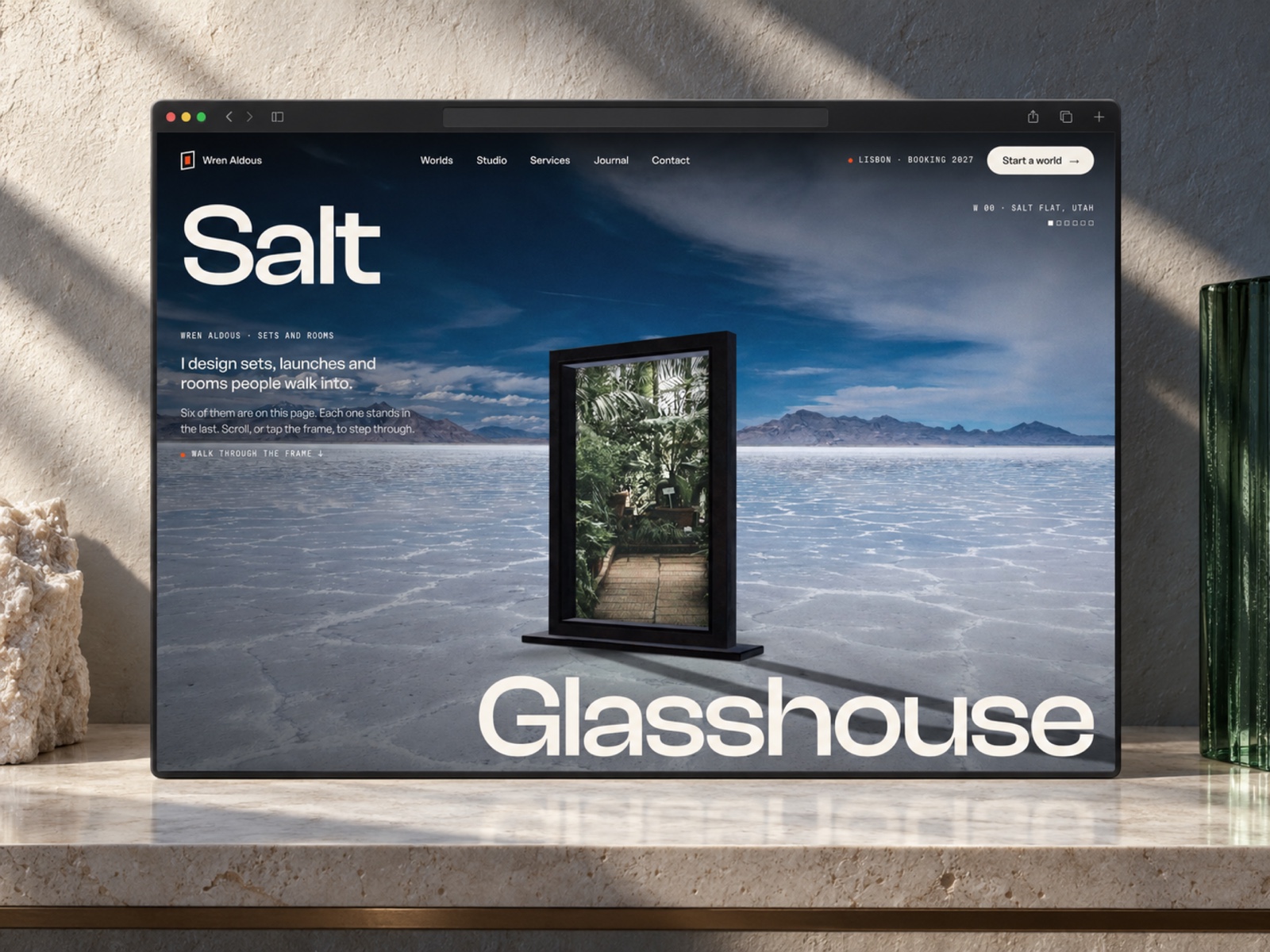 PortalPortfolio Framer template