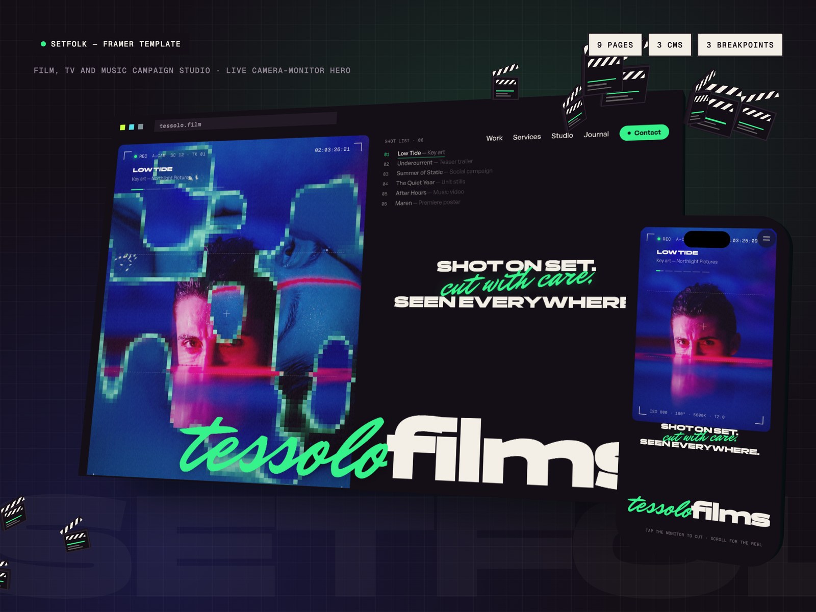Setfolk Framer template