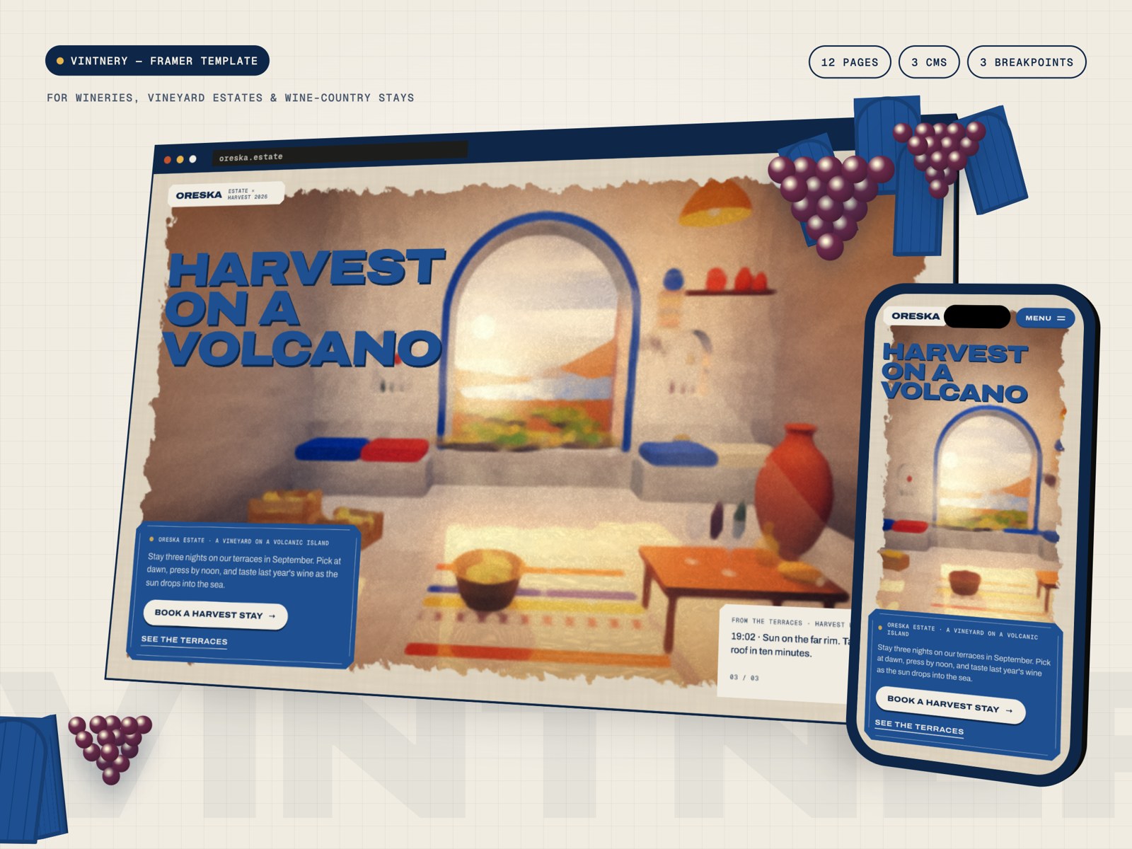 Vintnery Framer template