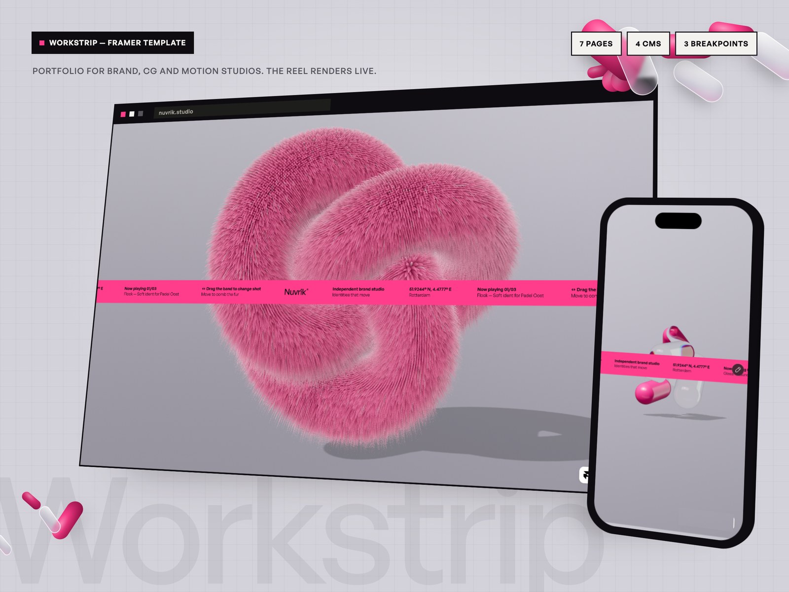 Workstrip Framer template
