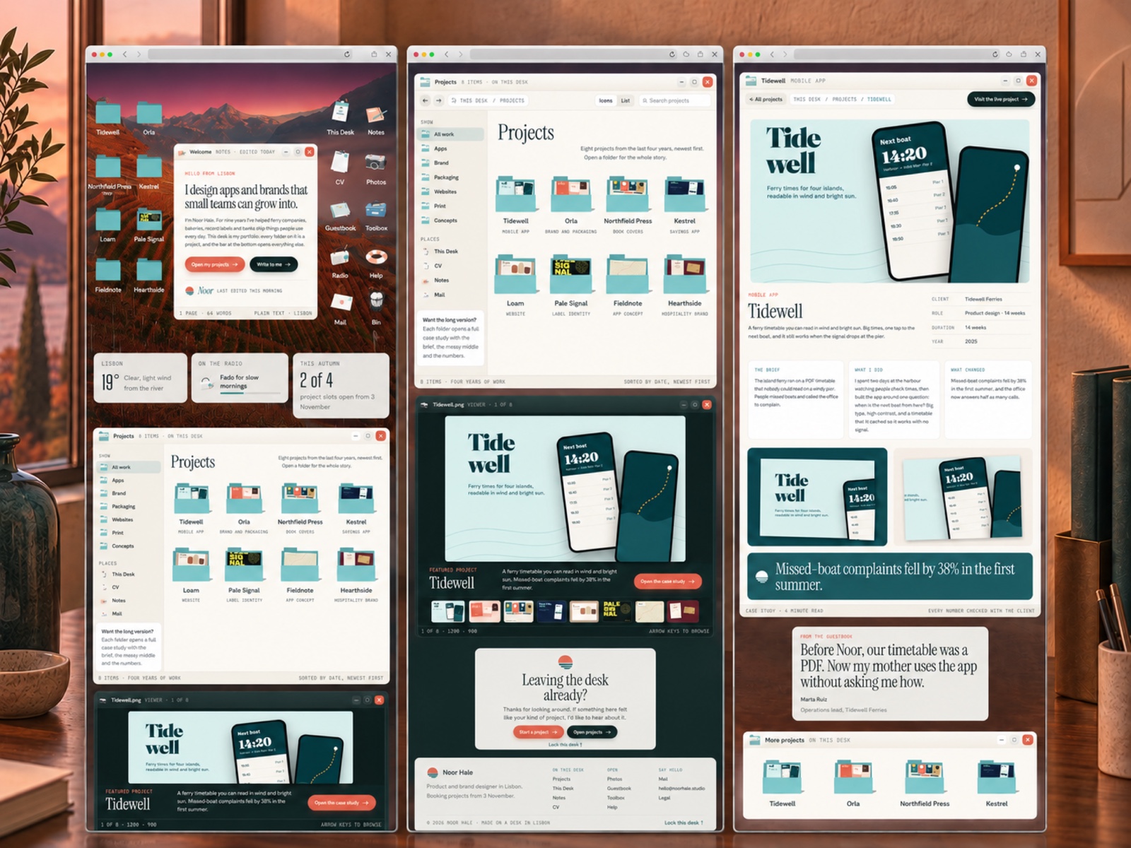YouOS template, view 2
